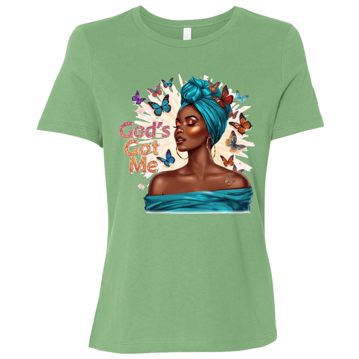 God's Got Me Ladies Relaxed Jersey Short-Sleeve T-Shirt