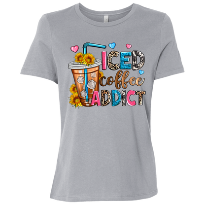 Iced Coffee Addict | Women's Relaxed Fit Tee