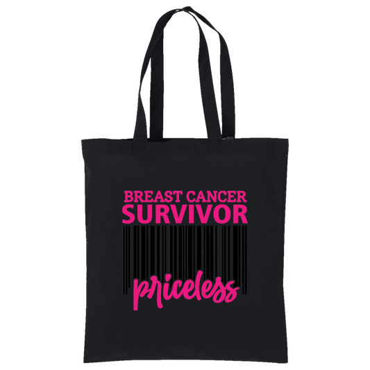 Breast Cancer Survivor Priceless Tote Bag
