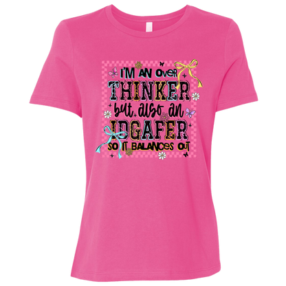 Overthinker & IDGAFER | Women's Relaxed Fit Tee