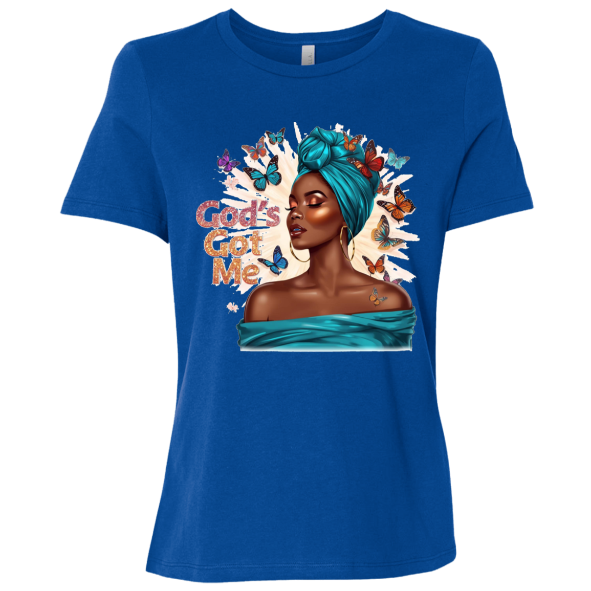 God's Got Me Ladies Relaxed Jersey Short-Sleeve T-Shirt
