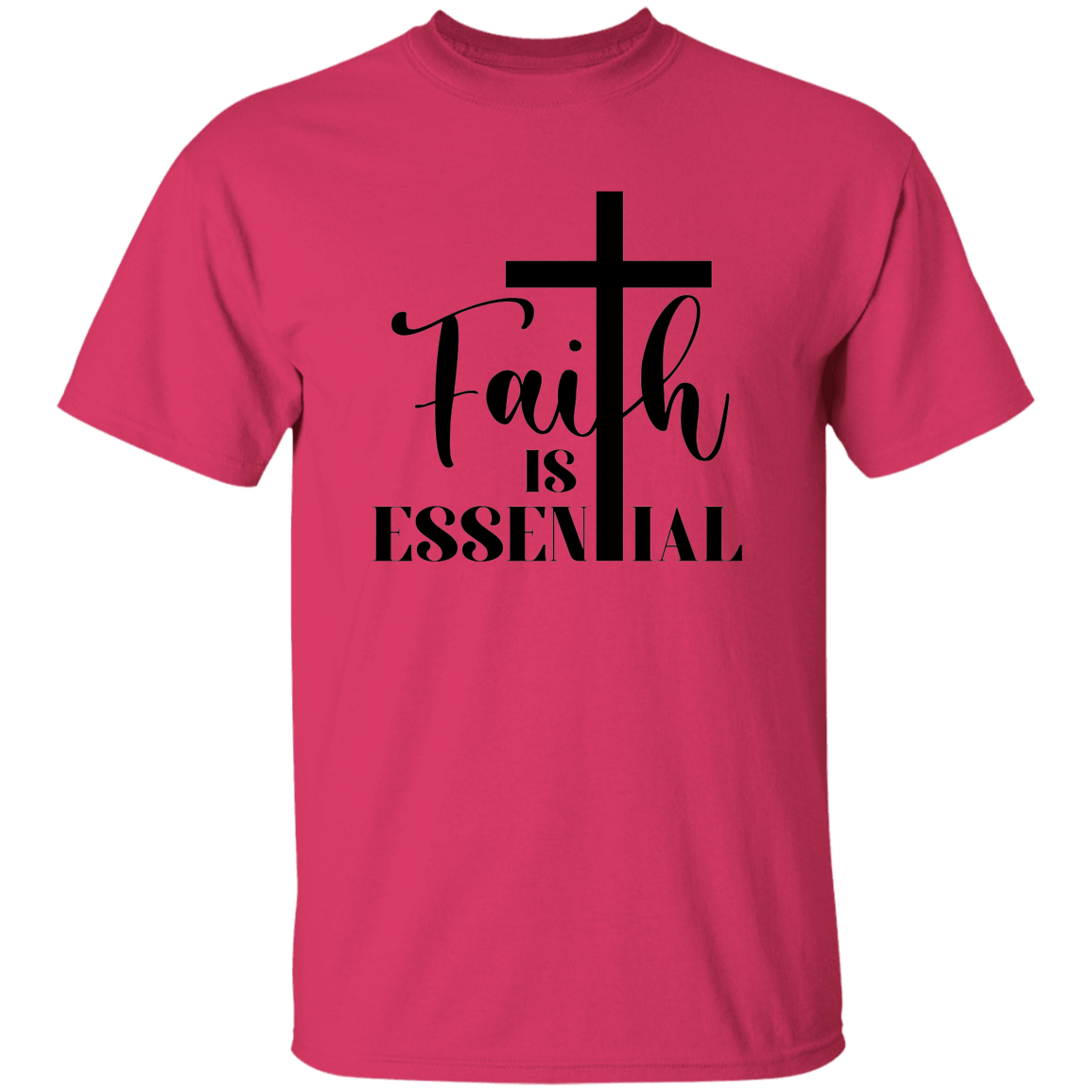 Faith is Essential Men's Heavyweight Graphic Tee