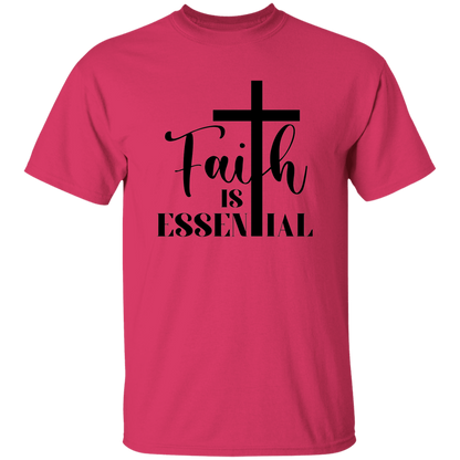 Faith is Essential Men's Heavyweight Graphic Tee