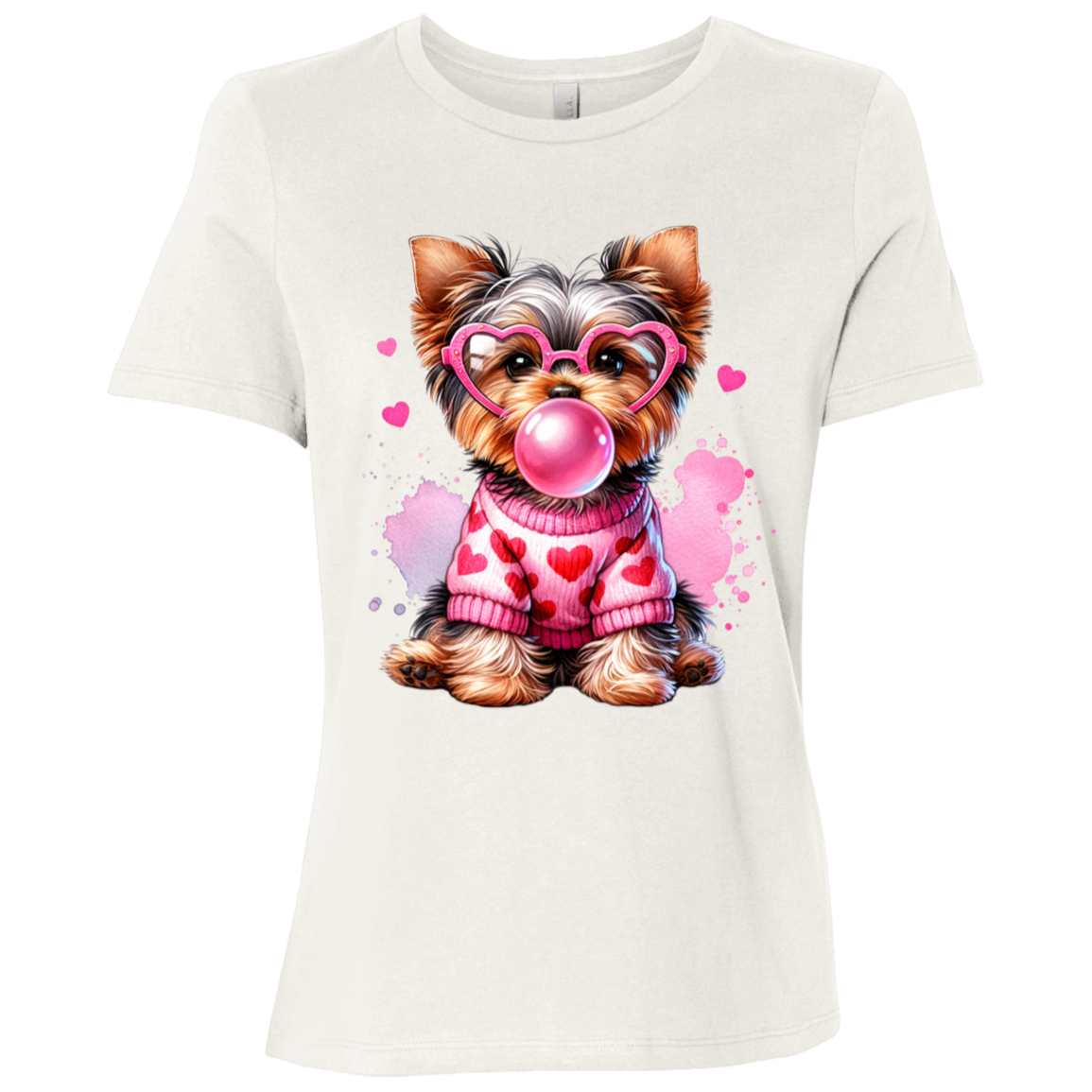 Yorkie Love | Women's Relaxed Fit Tee