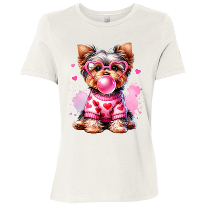 Yorkie Love | Women's Relaxed Fit Tee