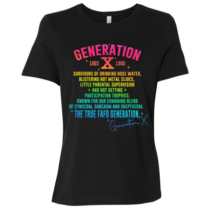 Generation X Ladies' Relaxed Graphic Tee