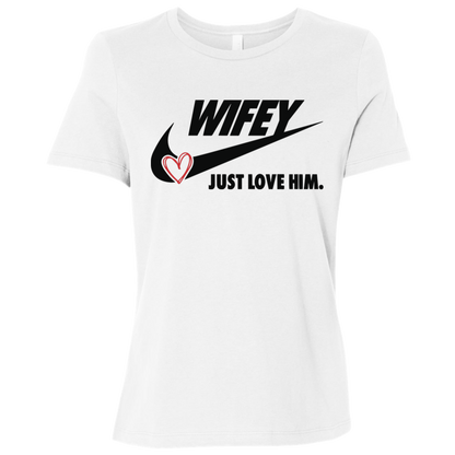 Wifey Just Love Him T-Shirt