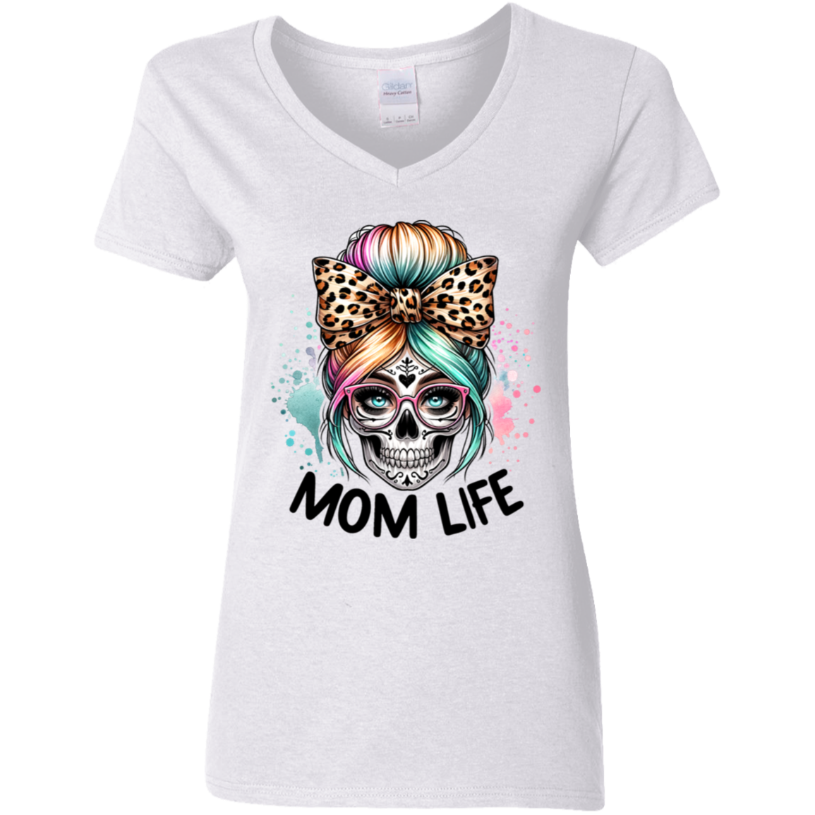 Mom Life Women's V-Neck T-Shirt