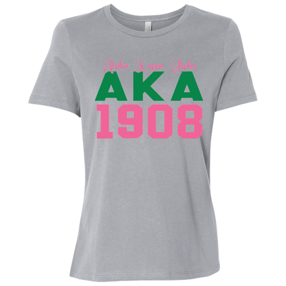 AKA 1908 Ladies' Relaxed Graphic Tee