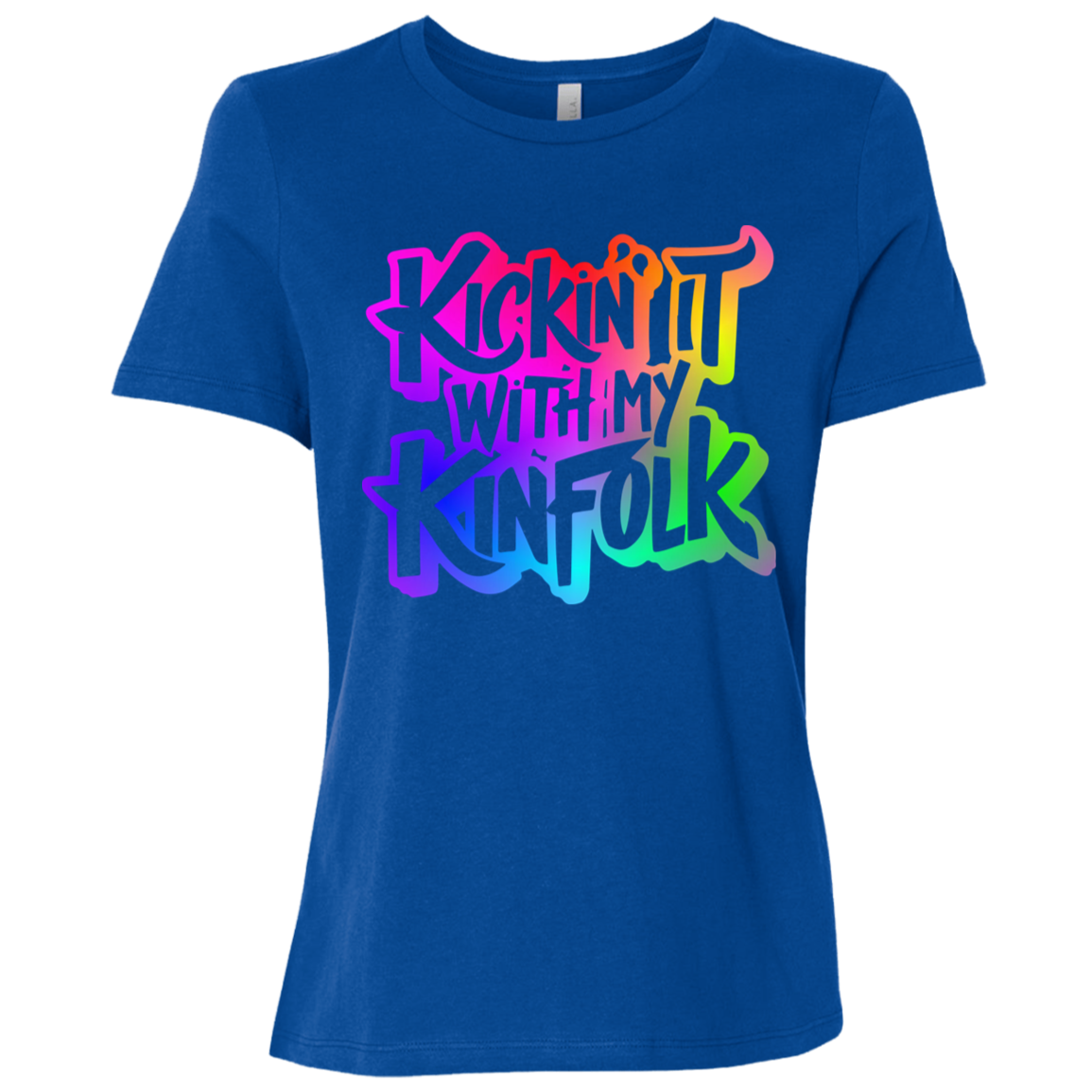 Kickin It With My Kinfolk | Women's Relaxed Fit Tee