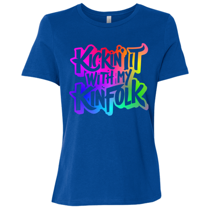 Kickin It With My Kinfolk | Women's Relaxed Fit Tee
