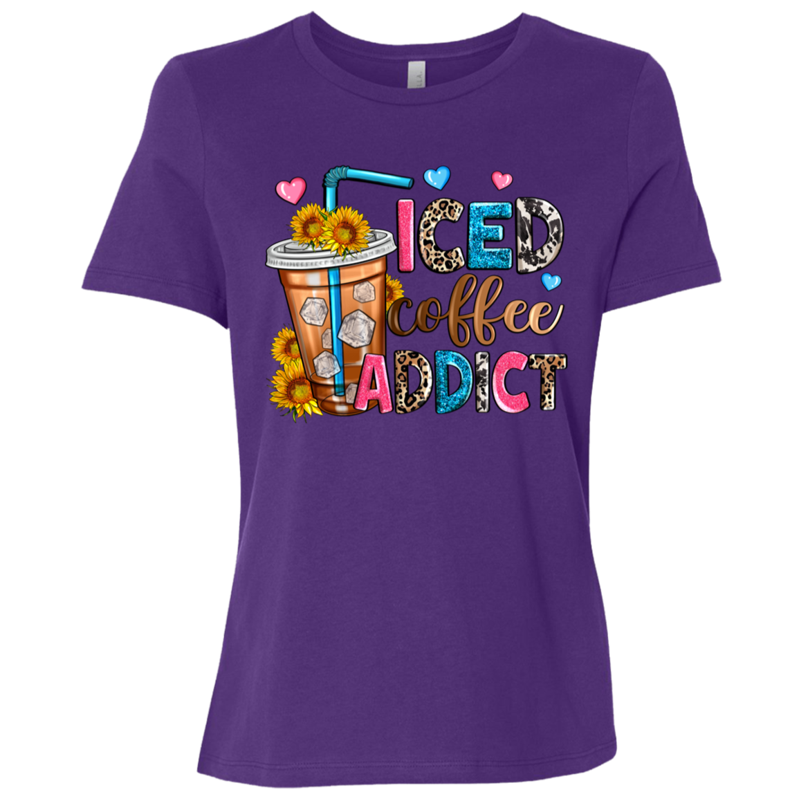 Iced Coffee Addict | Women's Relaxed Fit Tee