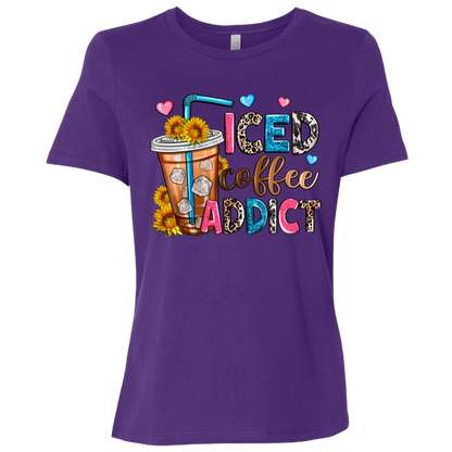 Iced Coffee Addict | Women's Relaxed Fit Tee