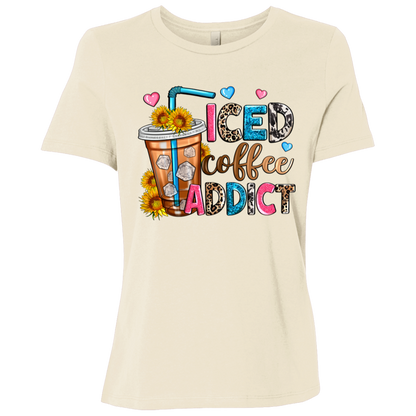 Iced Coffee Addict | Women's Relaxed Fit Tee