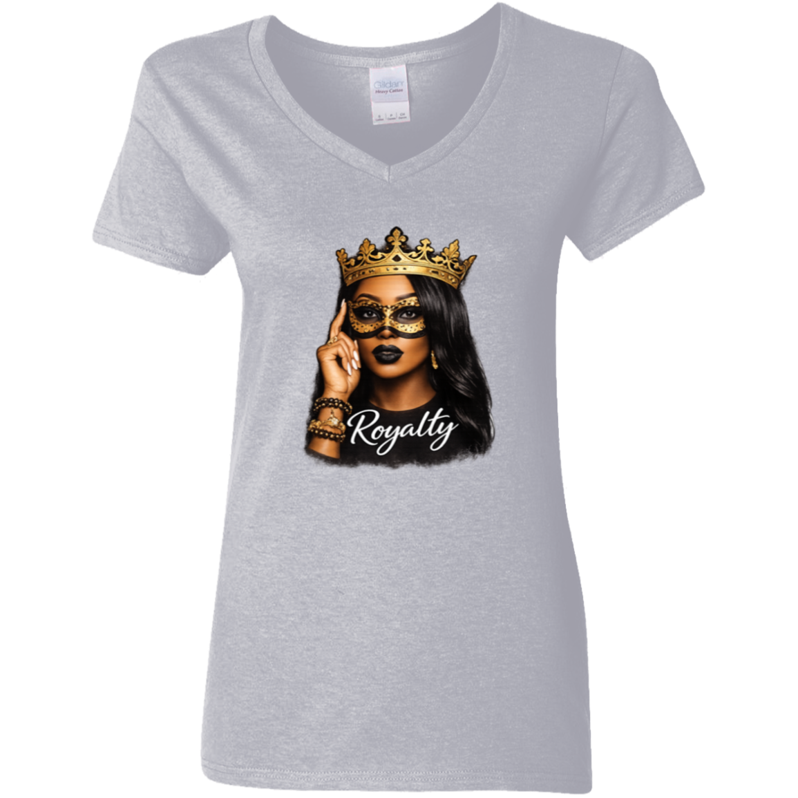 Gildan Ladies' 5.3 oz. V-Neck T-Shirt