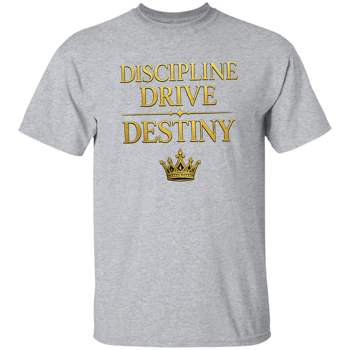 Discipline, Drive, Destiny Men's Heavyweight Graphic Tee