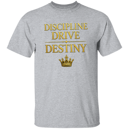 Discipline, Drive, Destiny Men's Heavyweight Graphic Tee