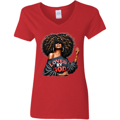 Loved by God V-Neck T-Shirt