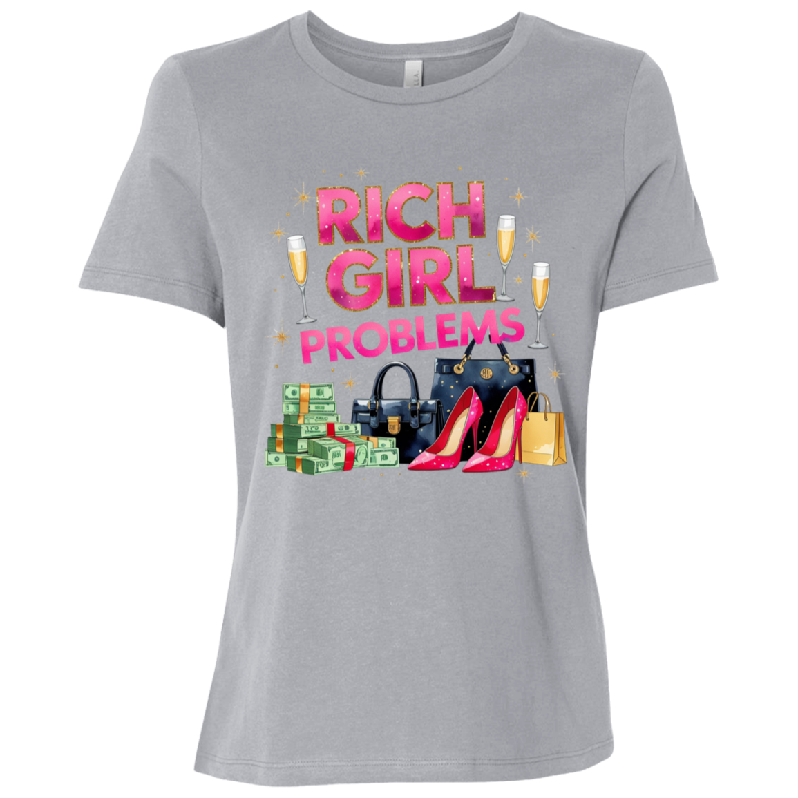 Rich Girl Problems Women's Relaxed Jersey T-Shirt