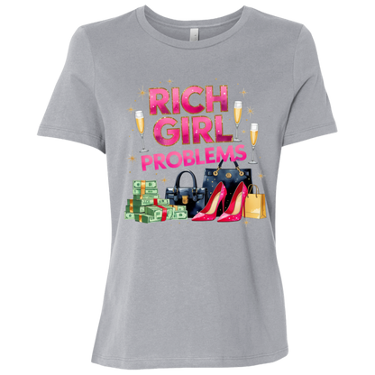 Rich Girl Problems Women's Relaxed Jersey T-Shirt
