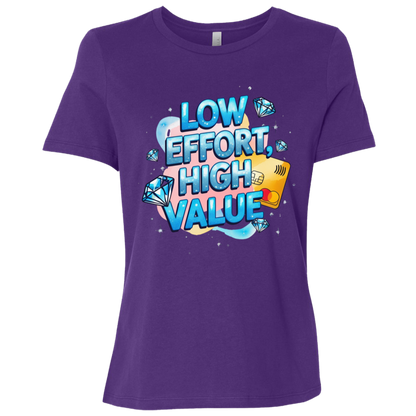 Low Effort High Value Ladies Relaxed Jersey Tee