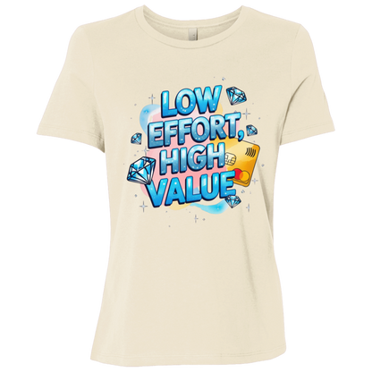 Low Effort High Value Ladies Relaxed Jersey Tee