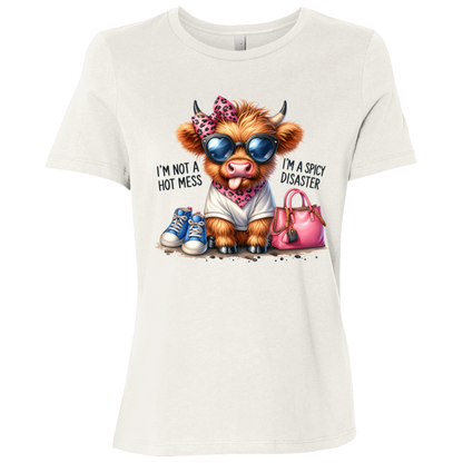I'm Not a Hot Mess, I'm a Spicy Disaster | Women's Relaxed Fit Tee