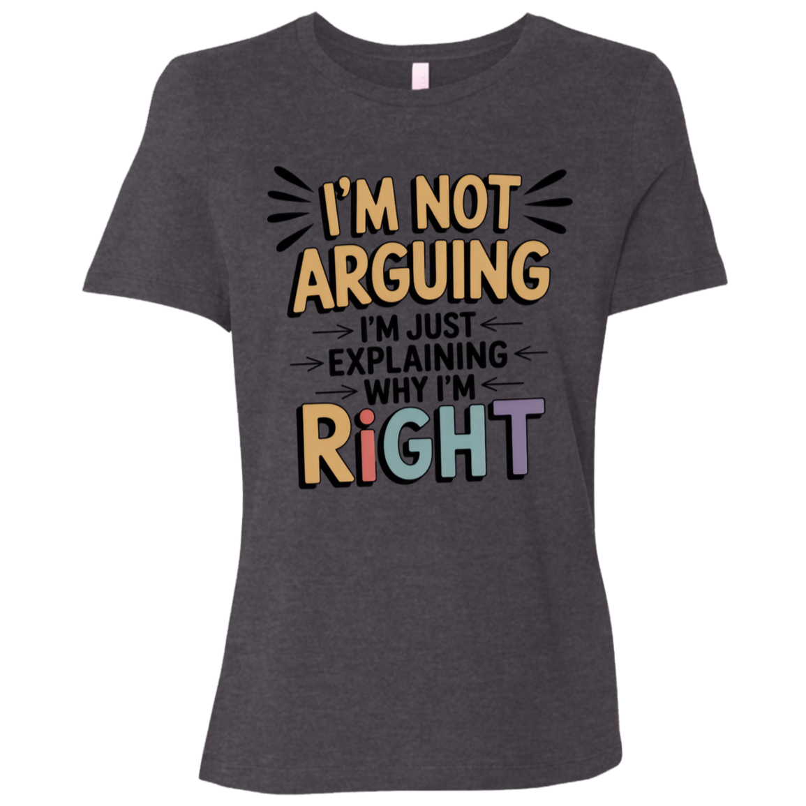 Comfy Cotton Missy Fit Tee - Neutral Colors, Perfect Everyday Wear