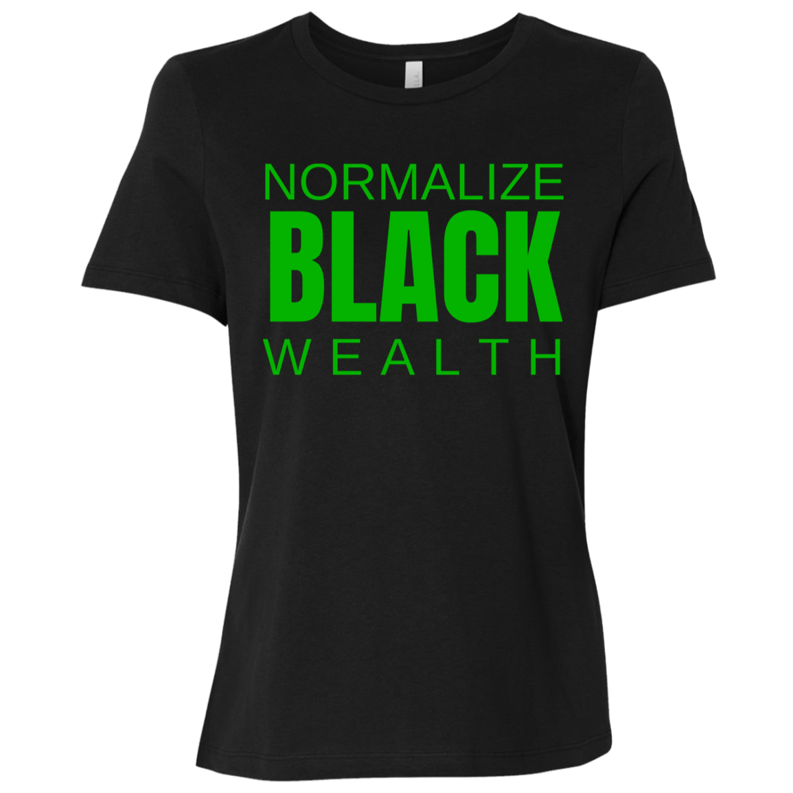 Normalize Black Wealth Tee