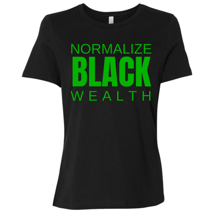 Normalize Black Wealth Tee