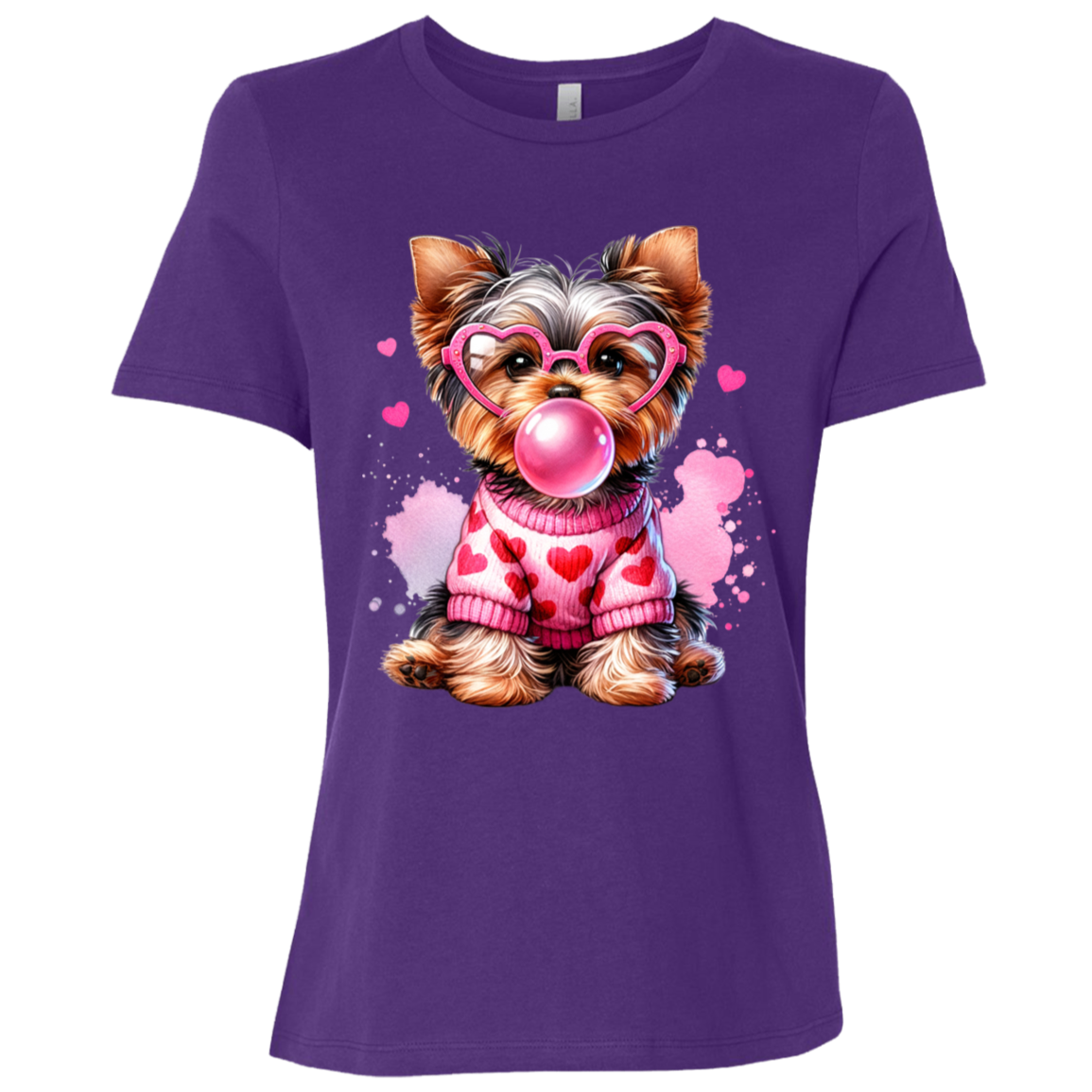 Yorkie Love | Women's Relaxed Fit Tee