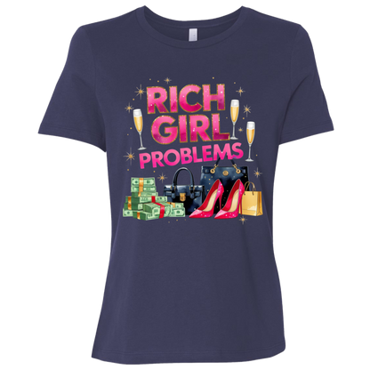 Rich Girl Problems Women's Relaxed Jersey T-Shirt
