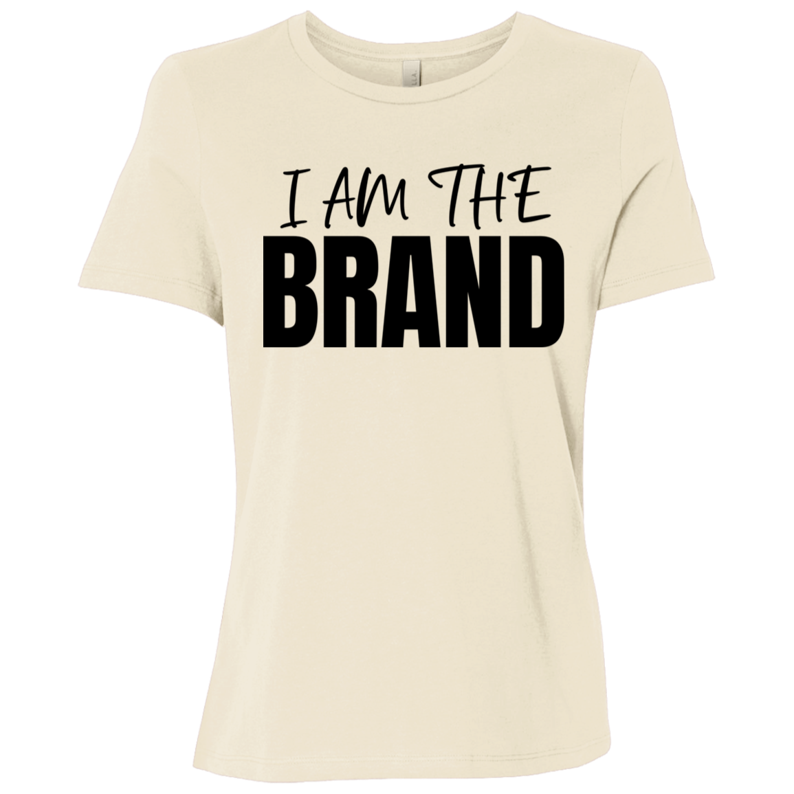 I Am The Brand Ladies Relaxed Jersey Short-Sleeve T-Shirt