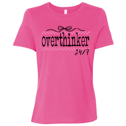 Overthinker 24/7 | Women's Relaxed Fit Tee