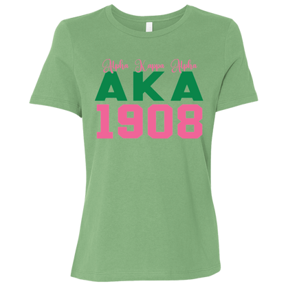 AKA 1908 Ladies' Relaxed Graphic Tee