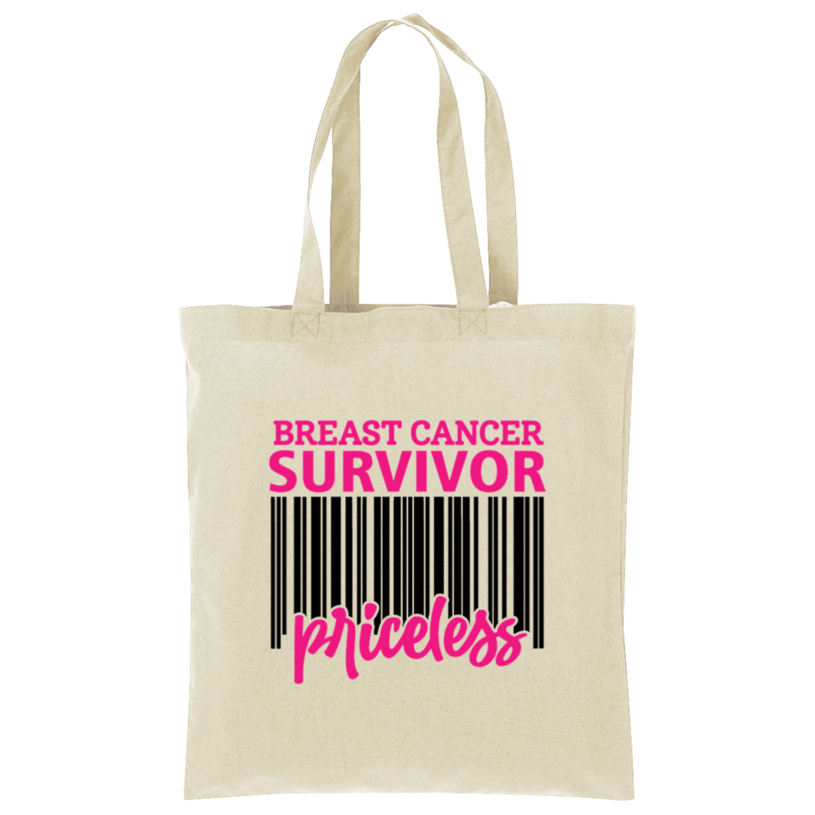 Breast Cancer Survivor Priceless Tote Bag