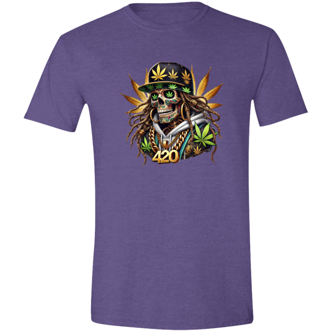 Cannabis Skeleton Men's Softstyle Tshirt