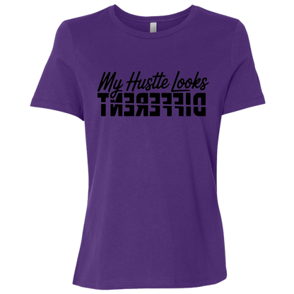 My Hustle Looks Different Ladies Relaxed Jersey Short-Sleeve T-Shirt