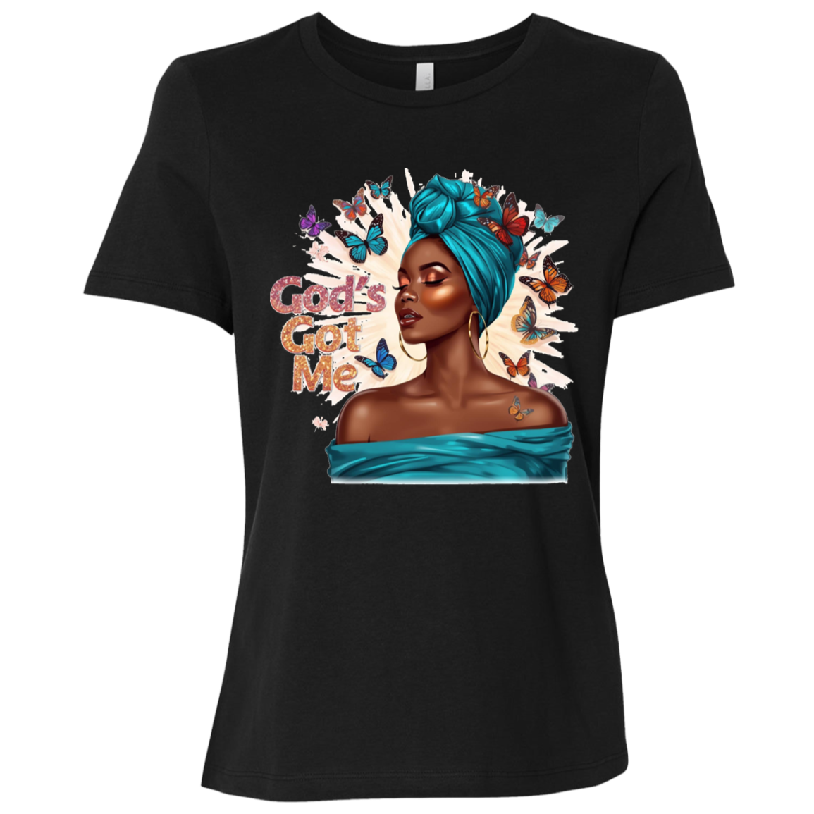 God's Got Me Ladies Relaxed Jersey Short-Sleeve T-Shirt
