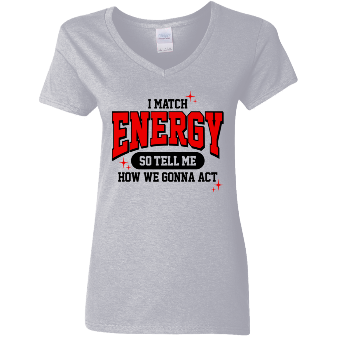Eco-Friendly USA Cotton V-Neck Tee - Stylish & Sustainable Women's Fit