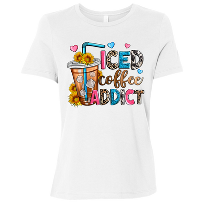 Iced Coffee Addict | Women's Relaxed Fit Tee
