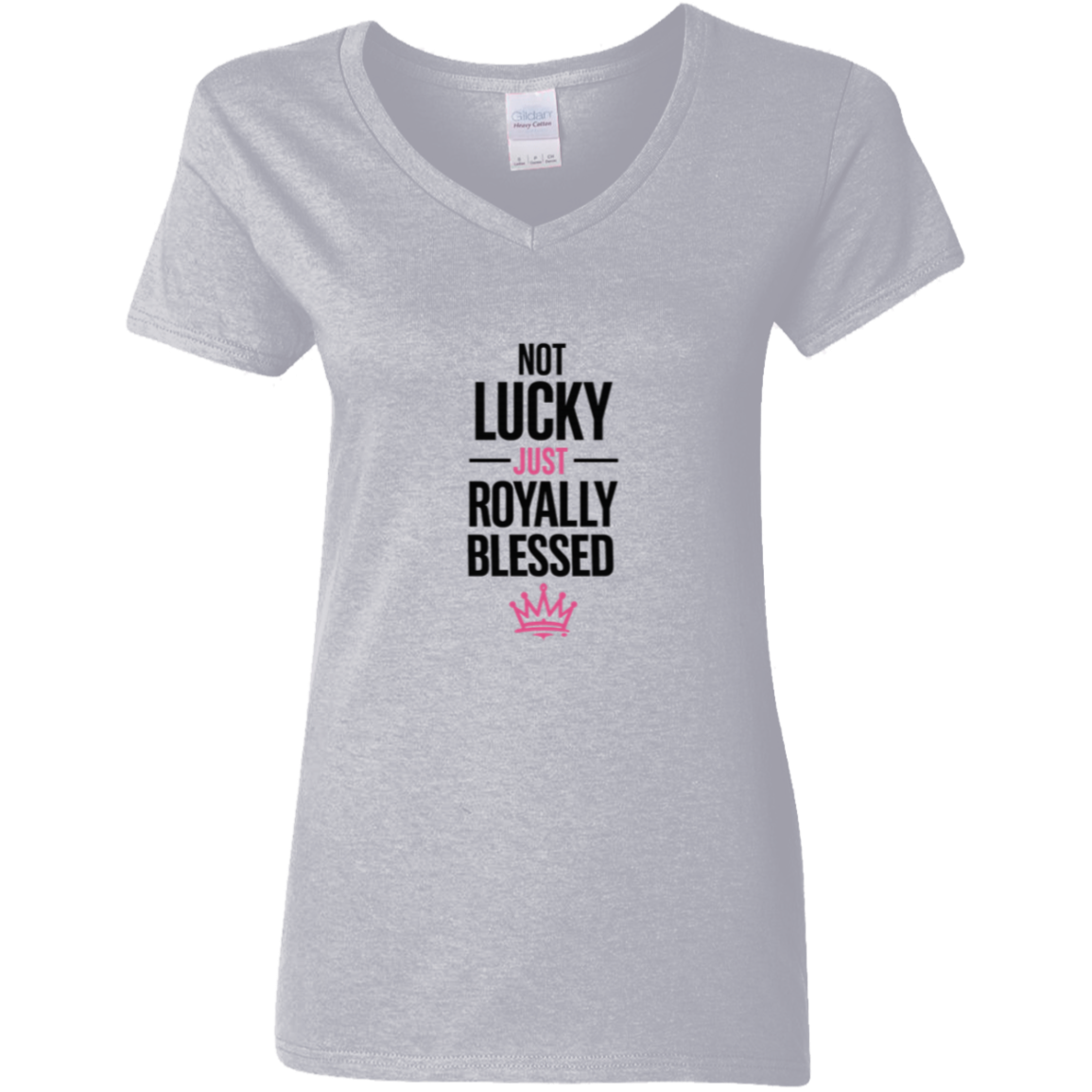 Not Lucky Just Royally Blessed V-Neck