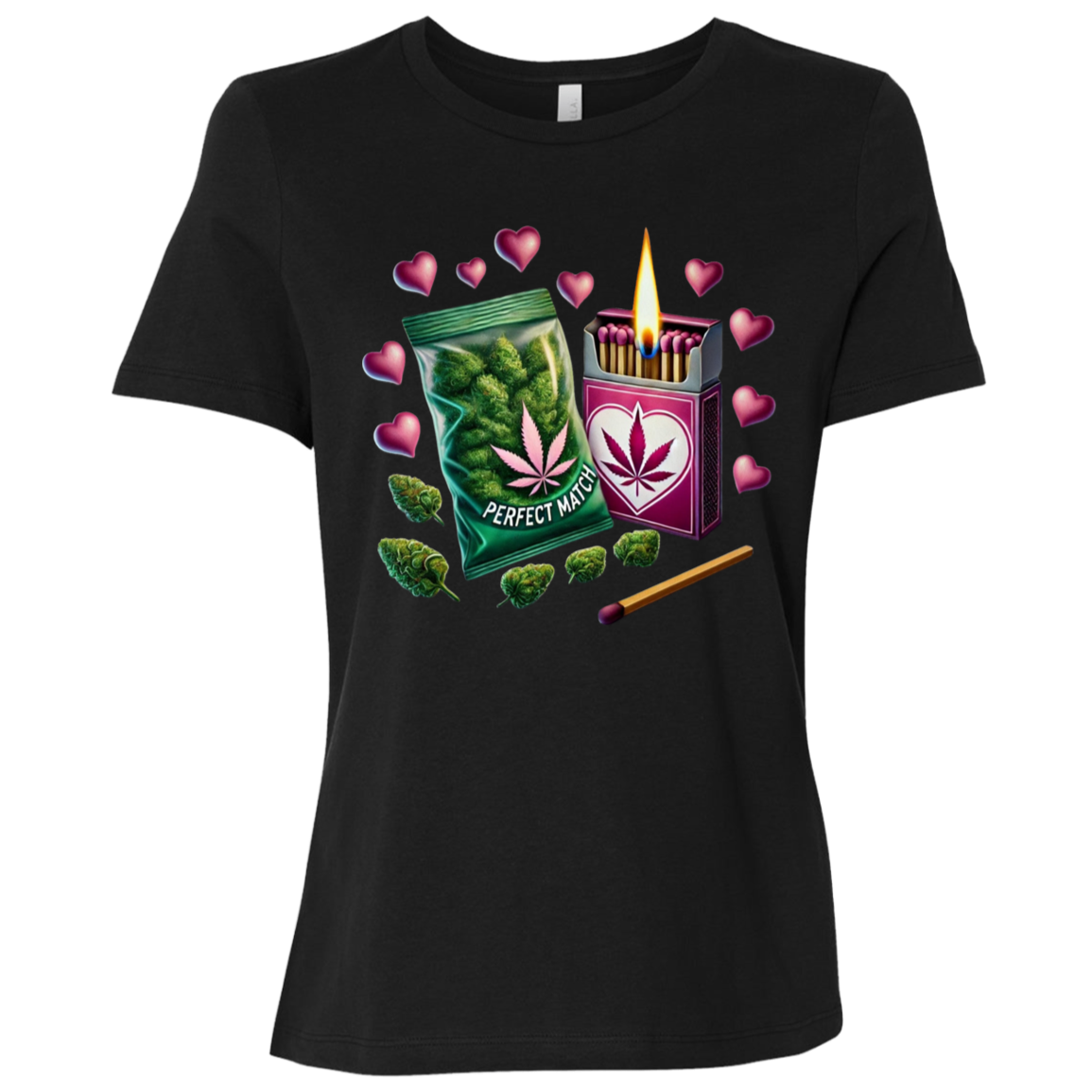 A Perfect Match Ladies Relaxed Jersey Short-Sleeve T-Shirt