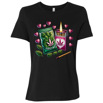 A Perfect Match Ladies Relaxed Jersey Short-Sleeve T-Shirt