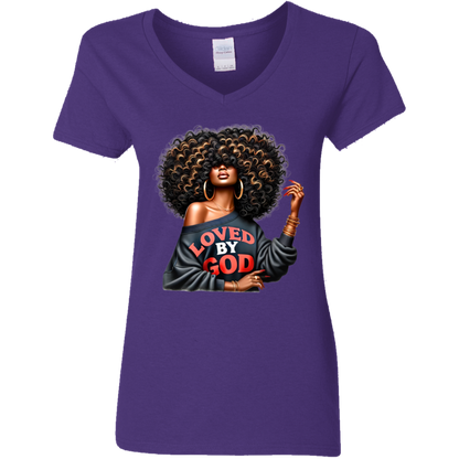 Loved by God V-Neck T-Shirt