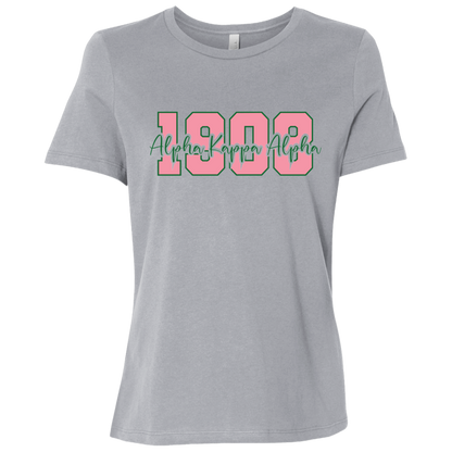 1908 Alpha Kappa Alpha Ladies' Relaxed Graphic Tee