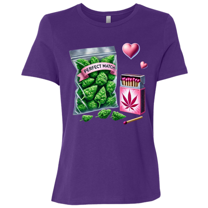 Perfect Match Ladies Relaxed Jersey Short-Sleeve T-Shirt