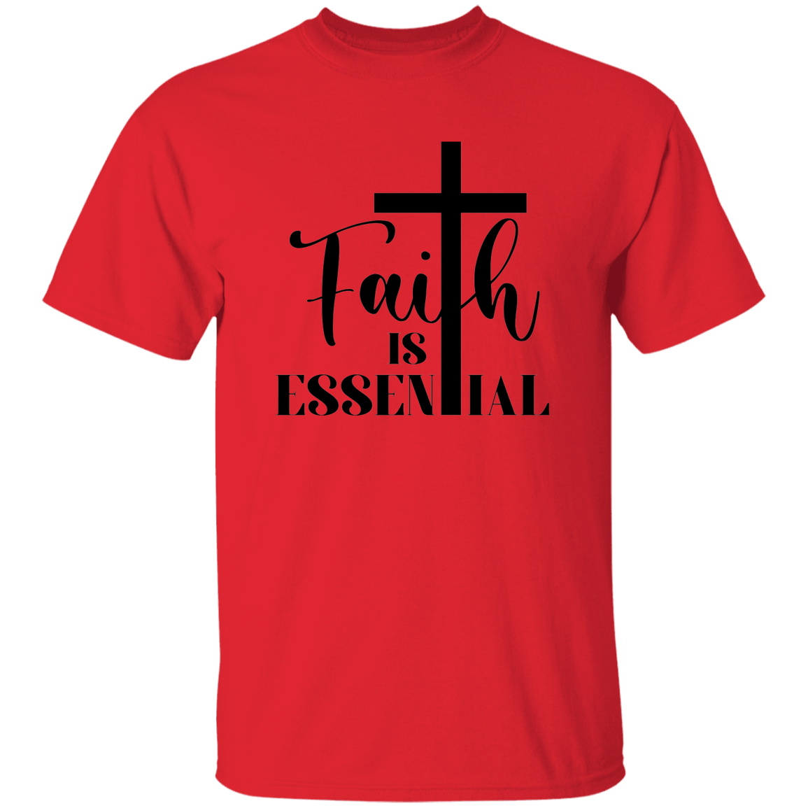 Faith is Essential Men's Heavyweight Graphic Tee