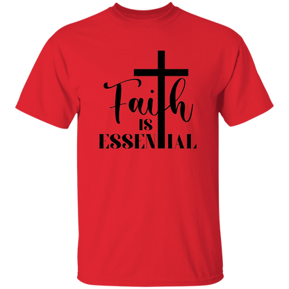 Faith is Essential Men's Heavyweight Graphic Tee