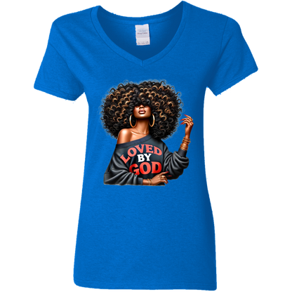 Loved by God V-Neck T-Shirt